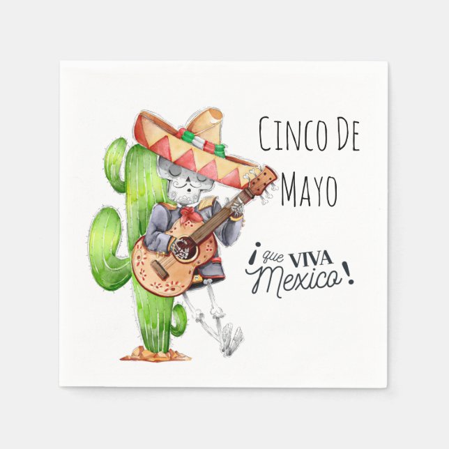 Cinco De Mayo Napkins Serviette (Vorderseite)