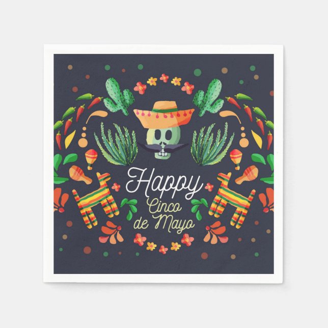Cinco De Mayo Napkins Serviette (Vorderseite)