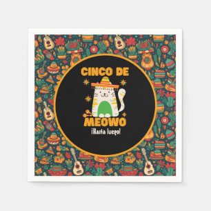 Cinco De Mayo - Niedliche Katze Serviette