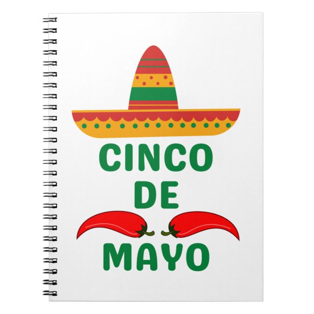 Cinco De Mayo Notizblock (Vorderseite)