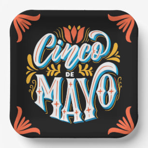 Cinco De Mayo Papierplatte Pappteller