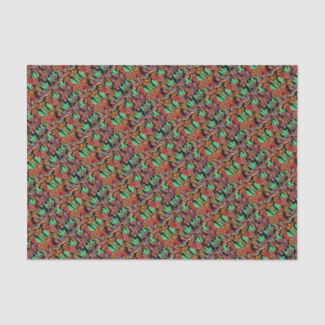 Cinco de Mayo Paprikaschoten Seidenpapier (Vorderseite)
