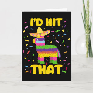 Cinco De Mayo-Party Ich Würde Diese Piñatas Treffe Karte