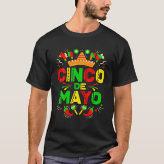 Cinco De Mayo Party Men Funny Mexican Fiesta T-Shirt