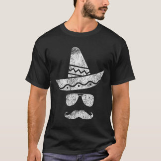 Cinco De Mayo Party Mustache Mexican Hat T S T-Shirt