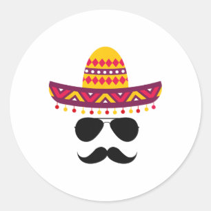 Cinco De Mayo Party Shirts Männer Funny Cinco De M Runder Aufkleber