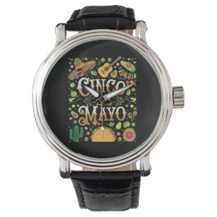 Cinco De Mayo Party Süße Party Elemente Armbanduhr
