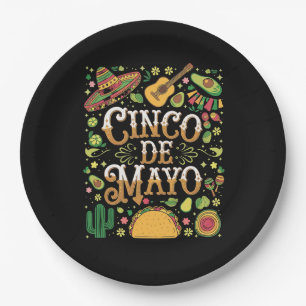 Cinco De Mayo-Party Süße Party-Elemente Pappteller
