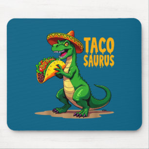 Cinco de Mayo-Party T-Rex Hut Tacosaurus Mousepad