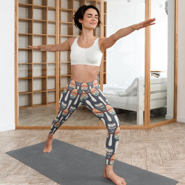 Cinco De Mayo Pattern Capri Leggings