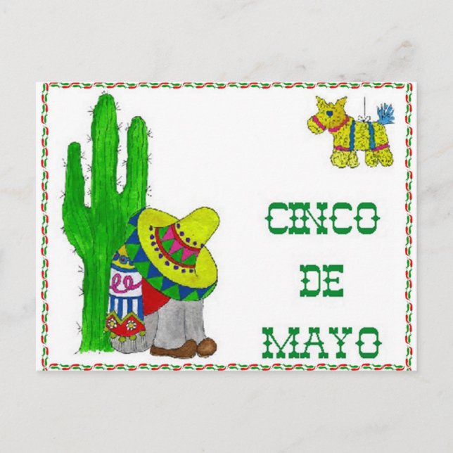 CINCO DE MAYO POSTKARTE (Vorderseite)