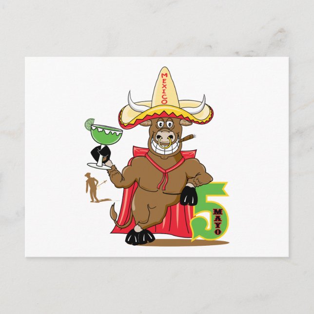 Cinco de Mayo Postkarte (Vorderseite)