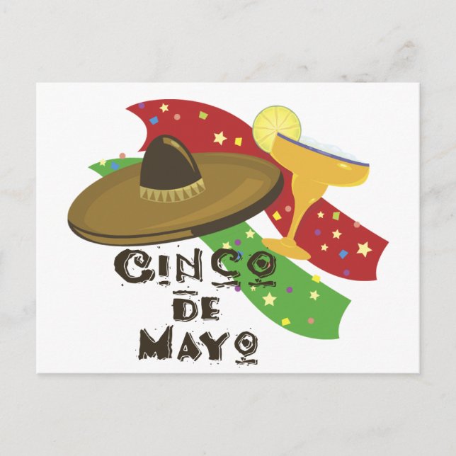 Cinco de Mayo Postkarte (Vorderseite)