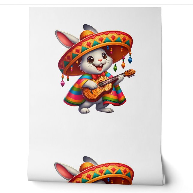 Cinco de Mayo Rabbit Wear Mexican Sombrero Men Tapete (Abrollen)