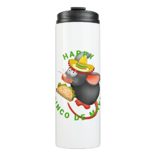 cinco de mayo rat thermosbecher