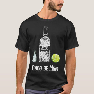 Cinco de Mayo Salt Tequila Limones Party T-Shirt