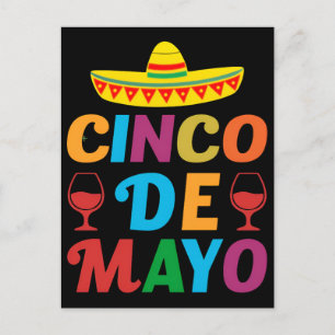 cinco-de-mayo-sei-mexikanisches-feier-t-shirt-desi postkarte