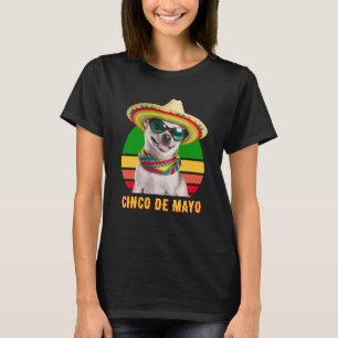 Cinco de Mayo Sombrero Chihuahua mit Sonnenbrille T-Shirt