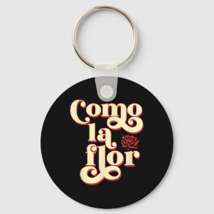 Cinco De Mayo Stil Como La Flor Cumbia Schwarzer M Schlüsselanhänger