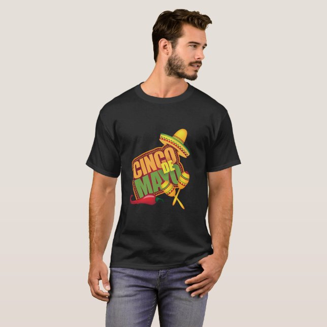 Cinco De Mayo T-Shirt (Vorne ganz)