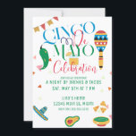 Cinco De Mayo Taco Party Fiesta Celebration Einladung<br><div class="desc">Cinco De Mayo Einladungen</div>