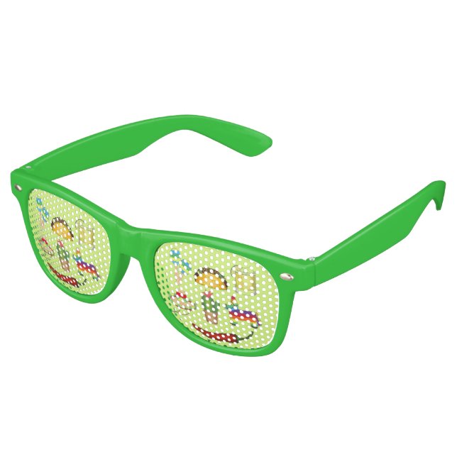 Cinco de Mayo Taco Piñata Margarita Cactus Maracas Partybrille (Schrägansicht)