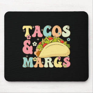 Cinco De Mayo Taco- und Margarita-Liebhaber Groovy Mousepad