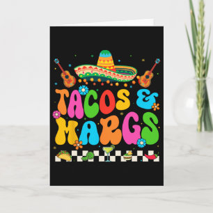 Cinco De Mayo Tacos und Margs Mexikanische Fiesta- Karte