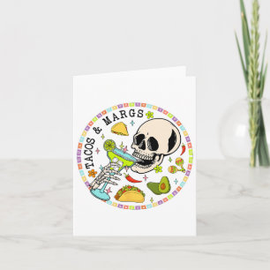 Cinco de Mayo Tacos und Margs mexikanisches Fiesta Karte
