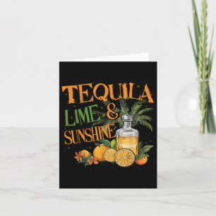 Cinco de Mayo Tequila Limoner und sonniger Alkohol Karte