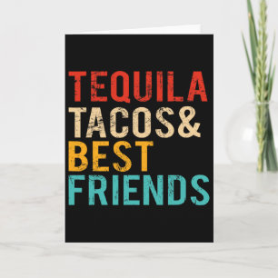 Cinco De Mayo Tequila Tacos Beste Freunde Trinken Karte