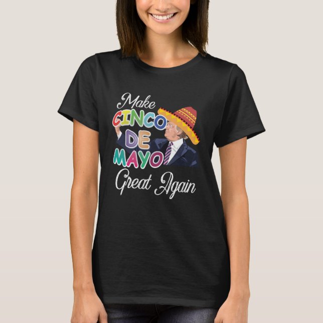 Cinco De Mayo Tequila Tacos Mexican Beer Happy Cin T-Shirt (Vorderseite)