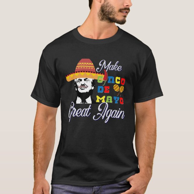 Cinco De Mayo Tequila Tacos Mexican Beer Happy Cin T-Shirt (Vorderseite)