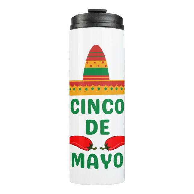 Cinco De Mayo Thermosbecher (Vorderseite)