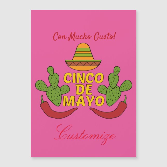 Cinco de Mayo Thunder_Cove Magnetkarte (Vorderseite)