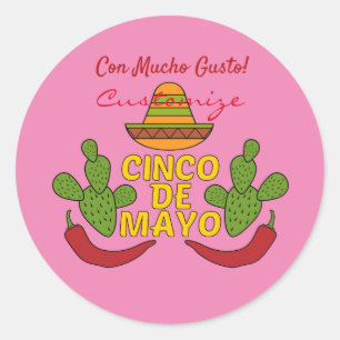 Cinco De Mayo Thunder_Cove Runder Aufkleber