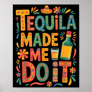 Cinco de Mayo Trinken lustige Party Alkohol Poster