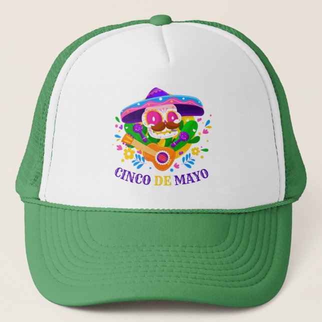 Cinco De Mayo Trucker Hat Truckerkappe (Vorderseite)