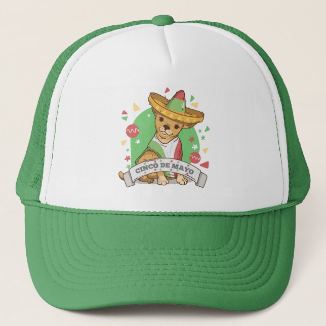 Cinco De Mayo Trucker Hat Truckerkappe (Vorderseite)