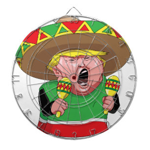 Cinco de Mayo Trump Dartscheibe