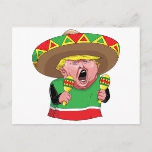 Cinco de Mayo Trump Postkarte