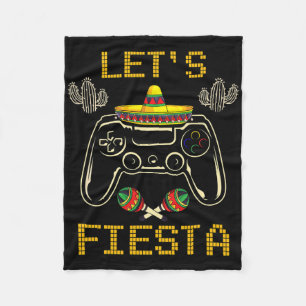 Cinco De Mayo Videospiele Gaming Controller Gamer  Fleecedecke