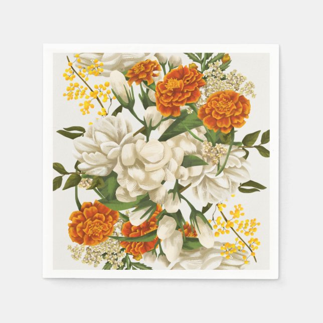 Cinco De Mayo-Watercolor Serviette (Vorderseite)