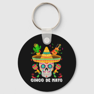 Cinco De Mayo Zuckerschädel 5 De Mayo Mexikanische Schlüsselanhänger