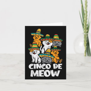 Cinco De Meow Cats Kitten Niedlich Cinco De Mayo W Karte