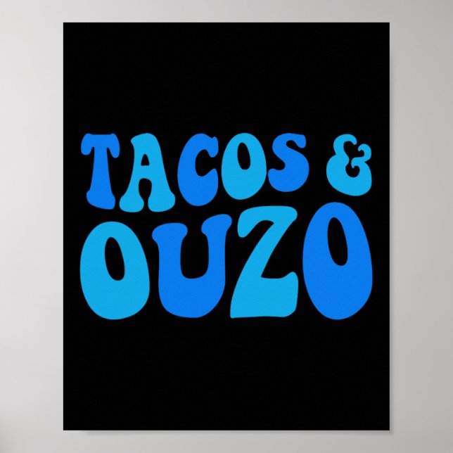 Cinco De Oaster Ouzo Cinco De Mayo Orthodox Griech Poster (Vorne)