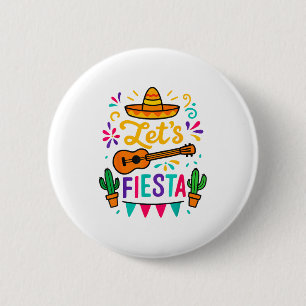 Cinco Mayo Lasst Fiesta Kleinkind Mädchen Junge Me Button