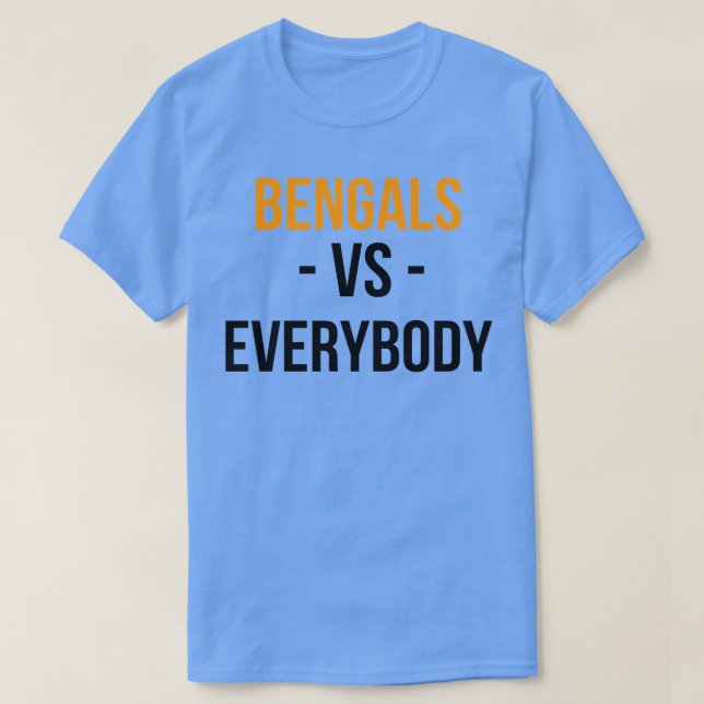Cincy Bengals Vs Everybody T-Shirt (Design vorne)