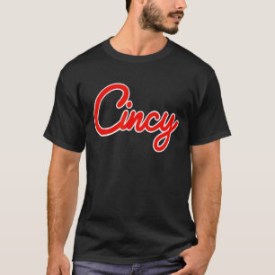 Cincy Cincinnati Ohio Classic Retro Style Vintag T-Shirt
