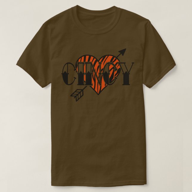 Cincy Tattoo Heart T-Shirt (Design vorne)
